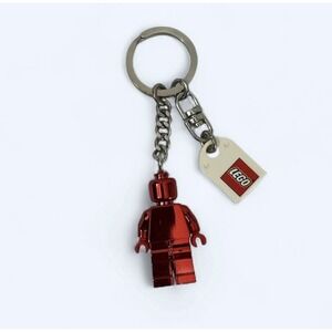 LEGO 853303 Metallic Red Minifigure Keychain VIP Exclusive Valentine's Day
